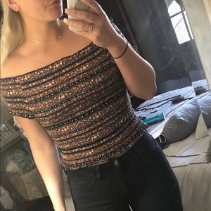 Off the shoulder shirt
